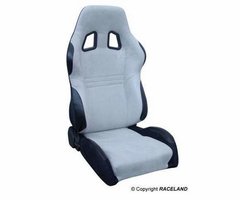 Asiento deportivo Baquets reclinable RaceLand S- GTB Gris y Negr